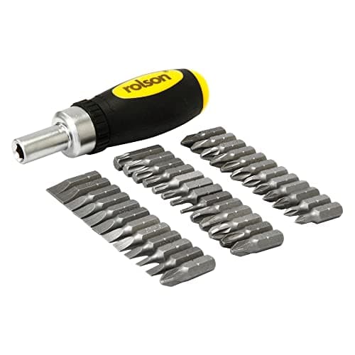 Image of Rolson 28419 38 pc Stubby Screwdriver Set