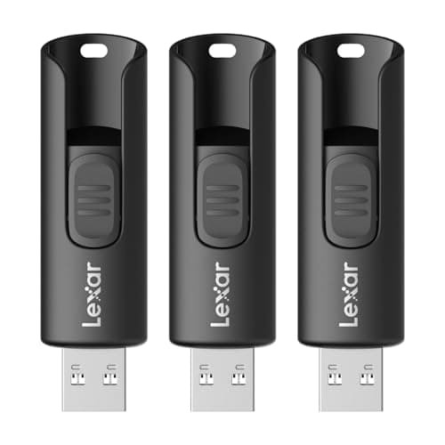 Image of Lexar A30E 32GB 3 pack Flash Drive USB 3.2 Up to 100MB/s Read, USB Drive for Storage Expansion and Backup, Memory Stick for PC and Mac systems