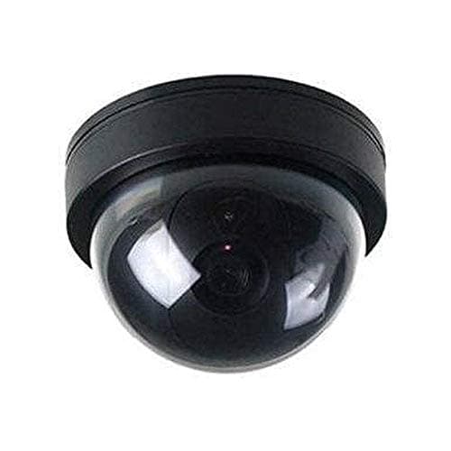 Image of Rainberg Dummy Dome CCTV Security Camera with Flashing LED Indoor Outdoor Fake Fixure for Home, Office and Business use| Protection and Security Enhancer