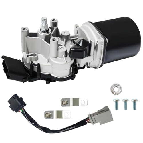 Image of Front Windscreen Wiper Motor Compatible With 2013-2020 Dacia Logan Sandero Stepway Replaces 288006475R 12V