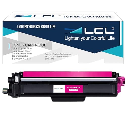 Image of LCL Toner Cartridge TN243 TN-243 TN243M TN-243M (1 Magenta) Replacement for Brother HL-L3210CW HL-L3230CDW HL-L3270CDW MFC-L3710CDW MFC-L3750CDW MFC-L3770CDW MFC-L3730CDW DCP-L3510CDW DCP-L3517CDW D