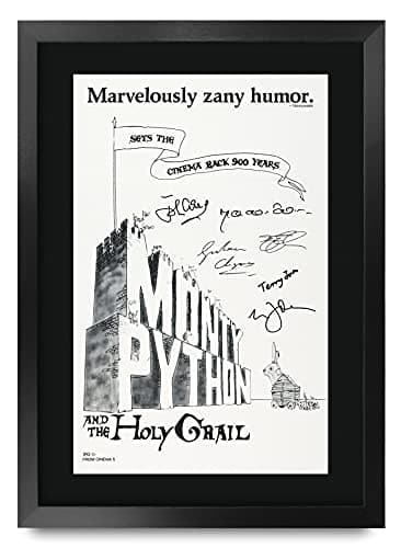 Image of HWC Trading Monty Python and the Holy Grail Gifts Printed Signed Autograph Picture for Movie Memorabilia Fans - A3 Framed