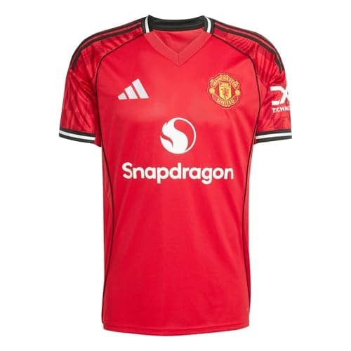 Image of adidas Manchester United 25/26 Home Jersey JI7428, Mufc Red, Large