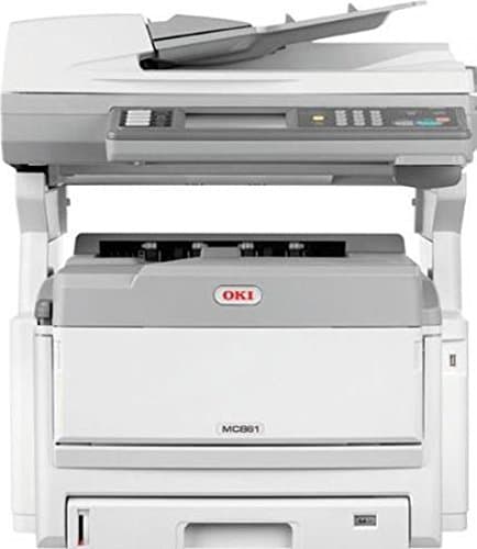 Image of Oki MC851dn A3 Multifunction Colour Laser Printer (Copy/Fax/Scan)
