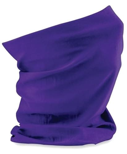 Image of Personalised Snood Scarf, Your Text/Logo Scarf, Winter Wear, Outdoor Accessories, Stretchable Snood Original Scarf, Neck Gaiter, Purple