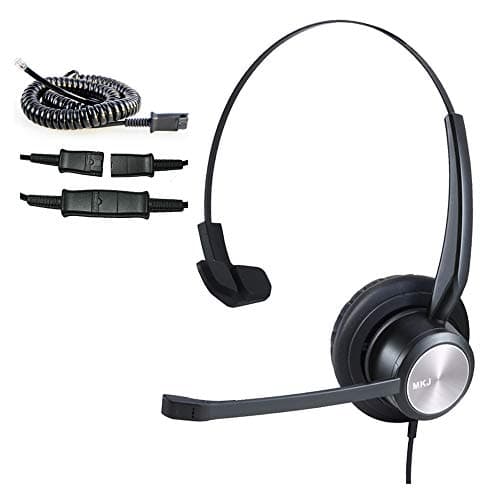 Image of MKJ Telephone Headset for Cisco Phones Corded Call Center Office Headset with Microphone Noise Cancelling for Cisco CP-7821 7942G 7931G 7940 7941G 7945G 7961G 7962G 7965G 7971G 7975G 8841 8945 9971