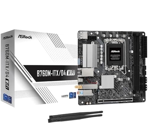 Image of Asrock B760M-ITX/D4 WiFi Intel B75 LGA 1700 mini ITX