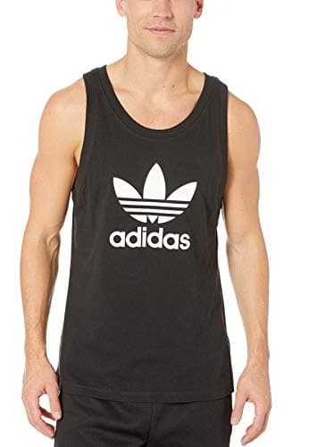 Image of adidas Originals Men's Trefoil Tank Shirt, Black, XXL