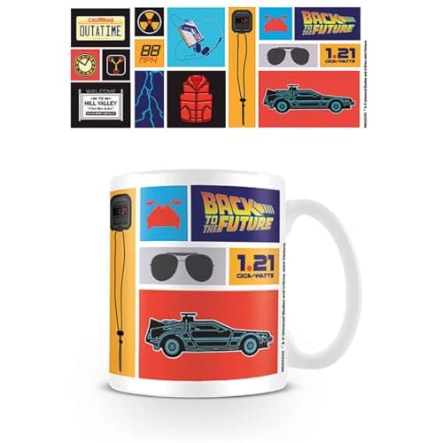 Image of Queen Back to the Future Mug in Presentation Gift Box (Collection Design) 11oz Ceramic Mug - Official Merchandise