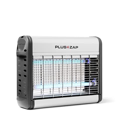 Image of INSECT-O-CUTOR PlusZap Indoor Electric Fly Insect Killer | Mosquito Control | Powerful Killing Grid | Pre Installed UV Lamps | Catch Tray | 16W | Aluminium Grid