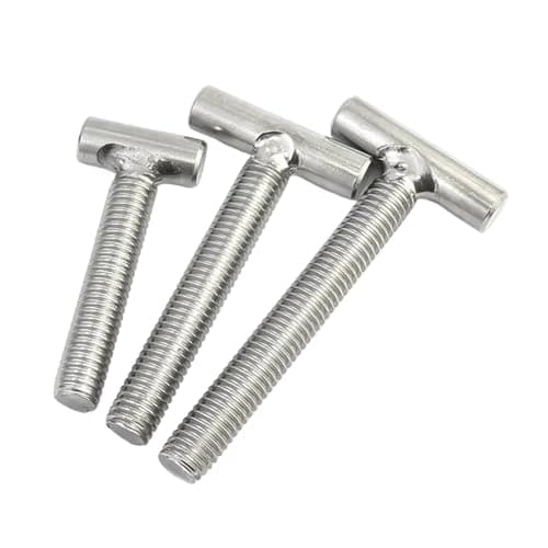 Image of T Slot Drop In Bolts, T-Shaped Cylindrical Welding Screw Stainless Steel M4-M16(1pcs M10x150x50)