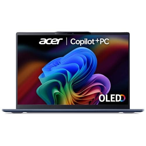 Image of acer Swift AI SF14-51 Laptop - Intel Core Ultra 7 256V, 16GB, 1TB SSD, Integrated Graphics, 14" 2.8K OLED, Windows 11, Blue