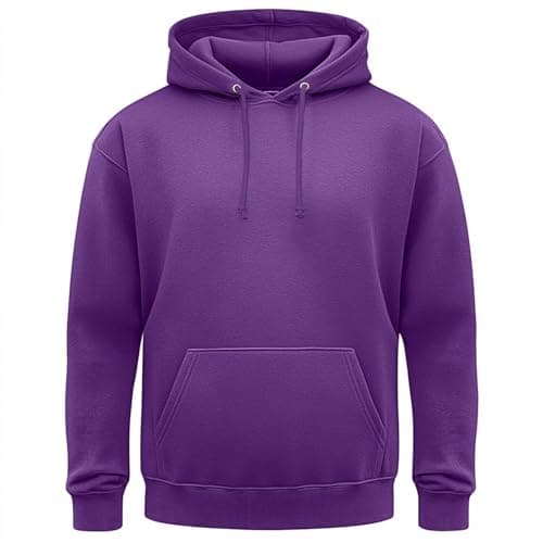 Image of X-Large PURPLE classic plain pullover hoodie unsex and these are ideal for mens and ladies hooded sweatshirt
