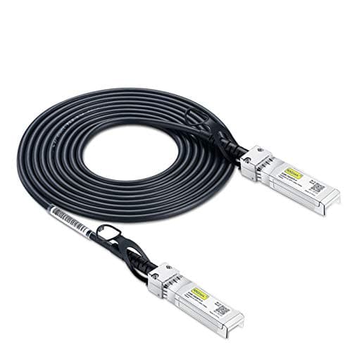 Image of 10Gtek 10Gbps SFP+ DAC Twinax Cable 3m(9.8ft) AWG30, SFP+ Direct Attach Copper Passive Cable for Cisco, Ubiquiti, TP-Link, Netgear, D-Link, Zyxel,Mikrotik and More