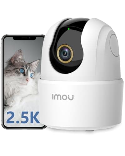 Image of Imou 2.5K Security Camera Indoor, WiFi Camera 4MP, Pet Dog Camera Baby Monitor with Motion Sound Detection, 360° Rotation, 10M Night Vision, 2-Way Audio, Privacy Mode, Works with Alexa, 2.4GHz Only