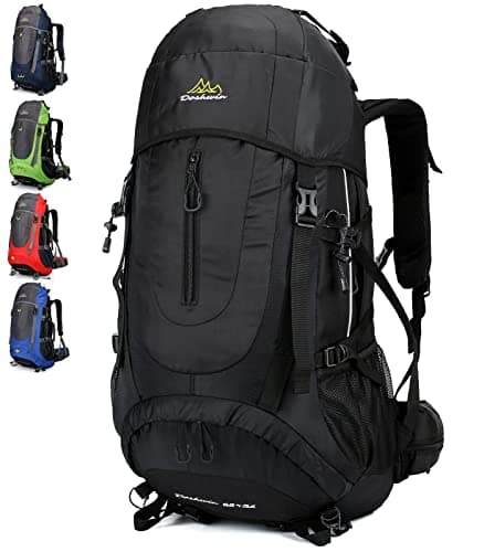Image of Doshwin 70L Backpack Trekking Camping Travel Hiking Large Rucksack for Men Women (Black)
