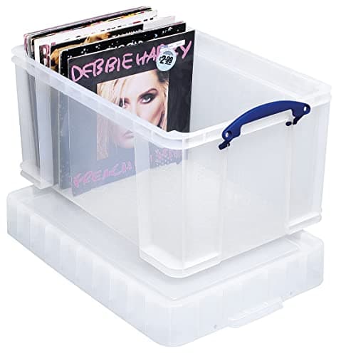 Image of Really Useful Box Plastic Storage 48 Litre with XL Lid Clear
