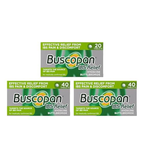 Image of Buscopan IBS Relief 2x40 + 1x20 Tablets Packs (100 Tabs)