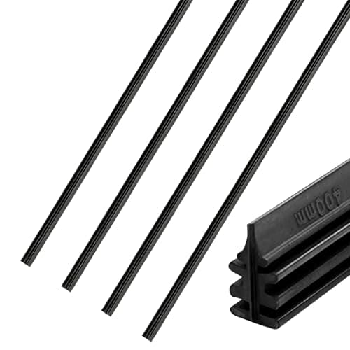 Image of 4Pcs 28" Wiper Blade Refills, Universal Windscreen Wiper Rubber Strips for Frameless Windshield Wiper Blades, Front and Rear Replacement Parts for Cars, Vans, Trucks