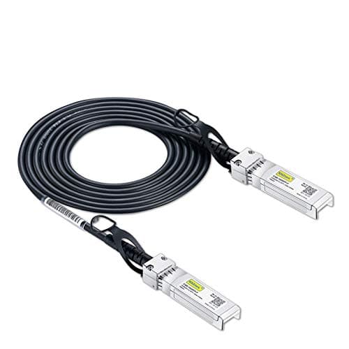 Image of 10Gtek 10Gb SFP+ DAC Twinax Cable, Passive, Compatible with Ubiquiti UniFi, 3-Meter(9.8ft)