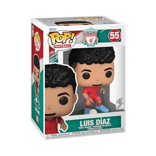 Image of Funko POP! Football: Liverpool FC - Luis Diaz - Collectable Vinyl Figure - Gift Idea - Official Merchandise - Toys For Kids & Adults - Model Figure for Collectors and Display