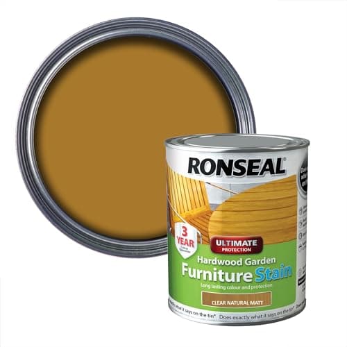Image of Ronseal HWFSNM750 Hardwood FurnIture Stain Natural Matt 750ml