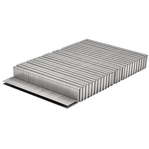 Image of Draper 13131 Type-90 Staples, 22mm, Pack of 5000-13131 - Galvanised Steel Narrow Crown, Heavy Duty
