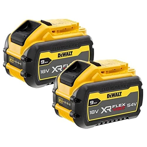 Image of DEWALT 18V/ 54V XR Flexvolt 9.0Ah Battery DCB547 - Twin Pack