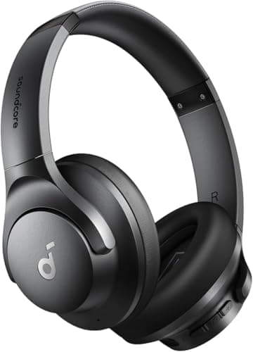 Image of soundcore by Anker Q20i Hybrid Active Noise Cancelling Foldable Headphones, Wireless Over-Ear Bluetooth, 40H Long ANC Playtime, Hi-Res Audio, Big Bass, Customize via an App, Transparency Mode (Black)