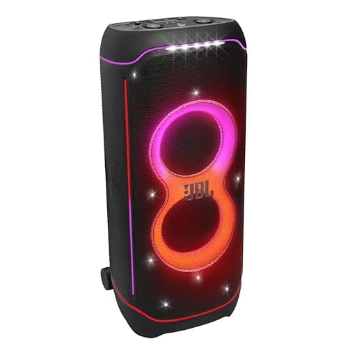Image of JBL PartyBox Ultimate Portable Speaker with Wi-Fi and Bluetooth Connectivity, IPX4 Splashproof with Built-In Lights Show, Black
