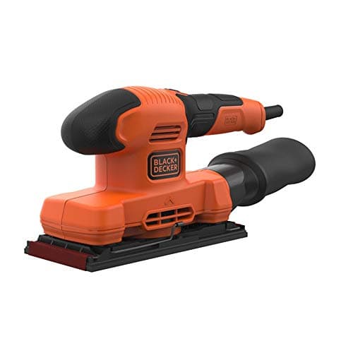 Image of BLACK+DECKER 240 V Finishing Sander Power Tool 1/3 Sheet with 2mm Orbit Diameter, BEW220-GB