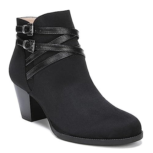 Image of LifeStride Women's Jezebel Ankle Bootie Boot, Black, 5 UK