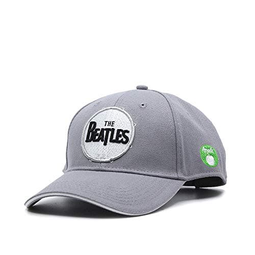 Image of The Beatles Classic Adjustable Baseball Cap Drop T Logo Sgt Pepper Drum Abbey Road, Drum Grey, One size