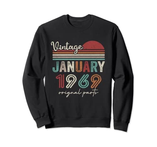 Image of 53rd Birthday 53 Years Old Vintage January 1945 men women Sweatshirt