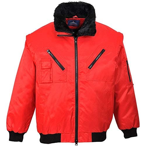 Image of Portwest Pilot Jacket, Size: XXXL, Colour: Red, PJ10RERXXXL