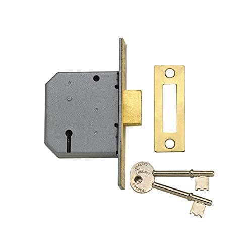 Image of Yale Locks PM322CH25 3 Lever Mortice Dead Lock 64mm - Polished Chrome Finish