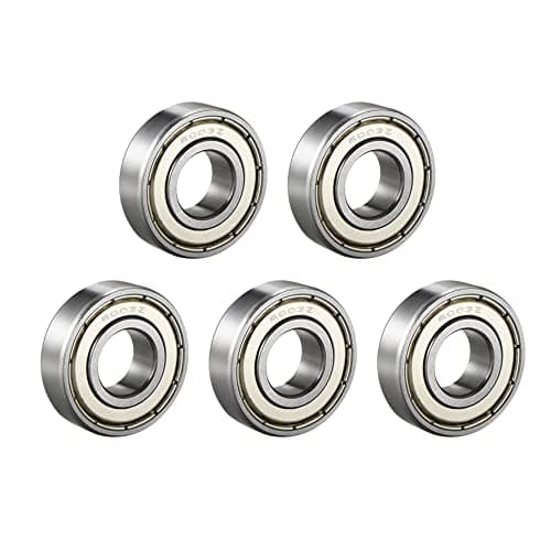 Image of sourcing map 5pcs 6003Z Deep Groove Ball Bearing Single Shield 60103 17x35x10mm