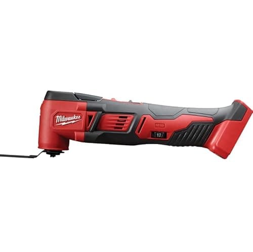 Image of Milwaukee 4933446203 M18 18V Lithium Ion Cordless 18,000 OPM Orbiting Multi Tool with Woodcutting Blades and Sanding Pad with Sheets Included (Battery Not Included, Power Tool Only)