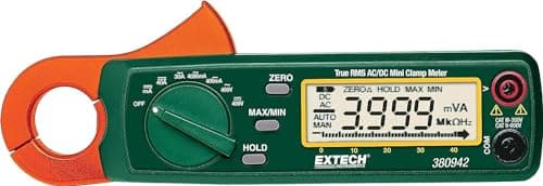 Image of Extech 380942 True RMS 30 Amp AC/DC Mini Clamp Meter