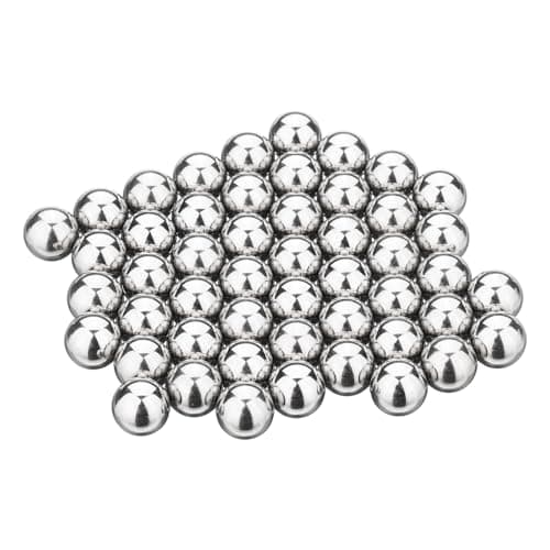 Image of sourcing map 50Pcs 8mm Bearing Balls, 440C Stainless Steel, G10 Precision Balls for Bearings Bicycles Casters Automotive Part and DIY, (Mirror Polished)