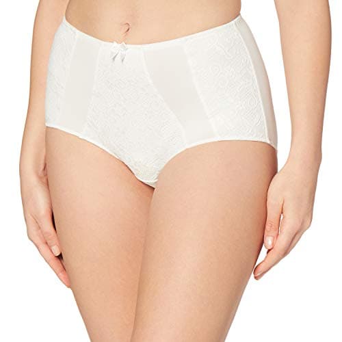Image of Charnos Women's Superfit Lace Deep Brief, Ivory, 18