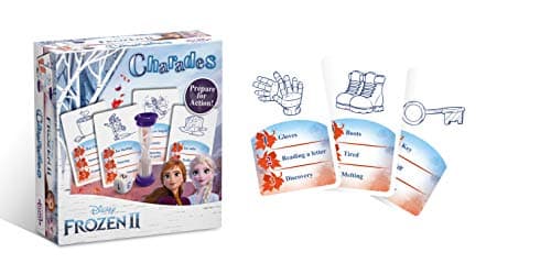 Image of Disney Frozen 2 Charades Card Game for Kids Age 3 Years +