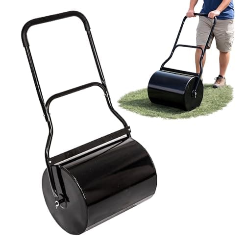 Image of Oypla Heavy Duty Large 72L Water Filled Garden Lawn Roller