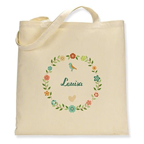 Image of Make It Love It Sell It - Floral Louisa - Canvas Tote Bag, Single Sided