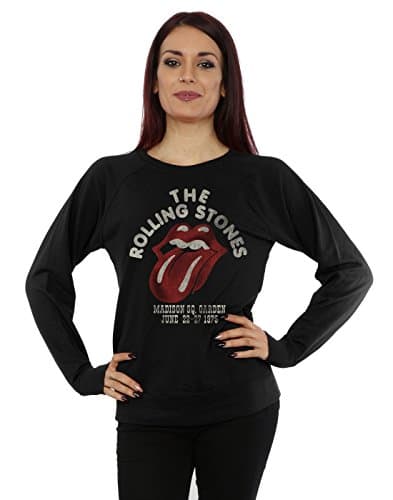 Image of Rolling Stones Women's NYC 75 Tour Sweatshirt XX-Large Black