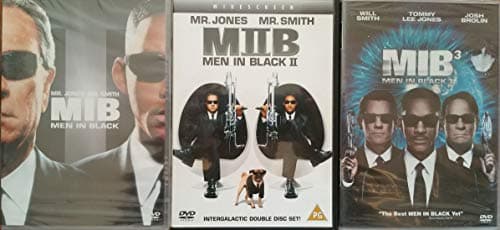 Image of MEN IN BLACK trilogy complete collection 1 + 2 + 3 (3 dvds) WILL SMITH