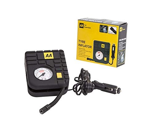 Image of Tyre Inflator(AA) Compact and Lightweight for Travel Portable Air Hose LED Light