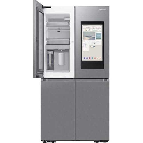 Image of Samsung Family Hub™ American Fridge Freezer - Silver - E Rated
