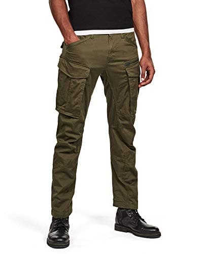 Image of G-STAR Men's Rovic Zip 3D Regular Tapered Pants, Green (dk Bronze Green D02190-5126-6059), 34W / 32L