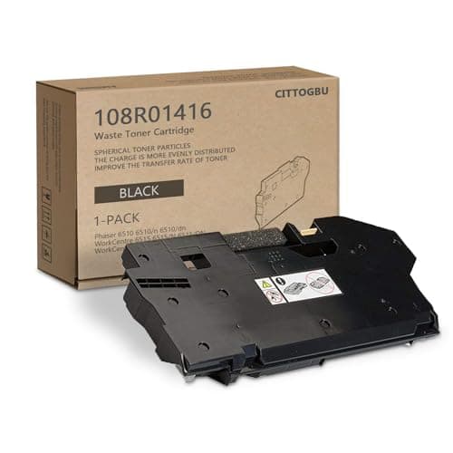 Image of 6510 WorkCentre 6515 Waste Toner Box 1-Pack Black 108R01416 Waste Toner Cartridge Replacement for Xerox Phaser 6510 WorkCentre 6515 VersaLink C500 C505 C600 C605, Part#108r01416